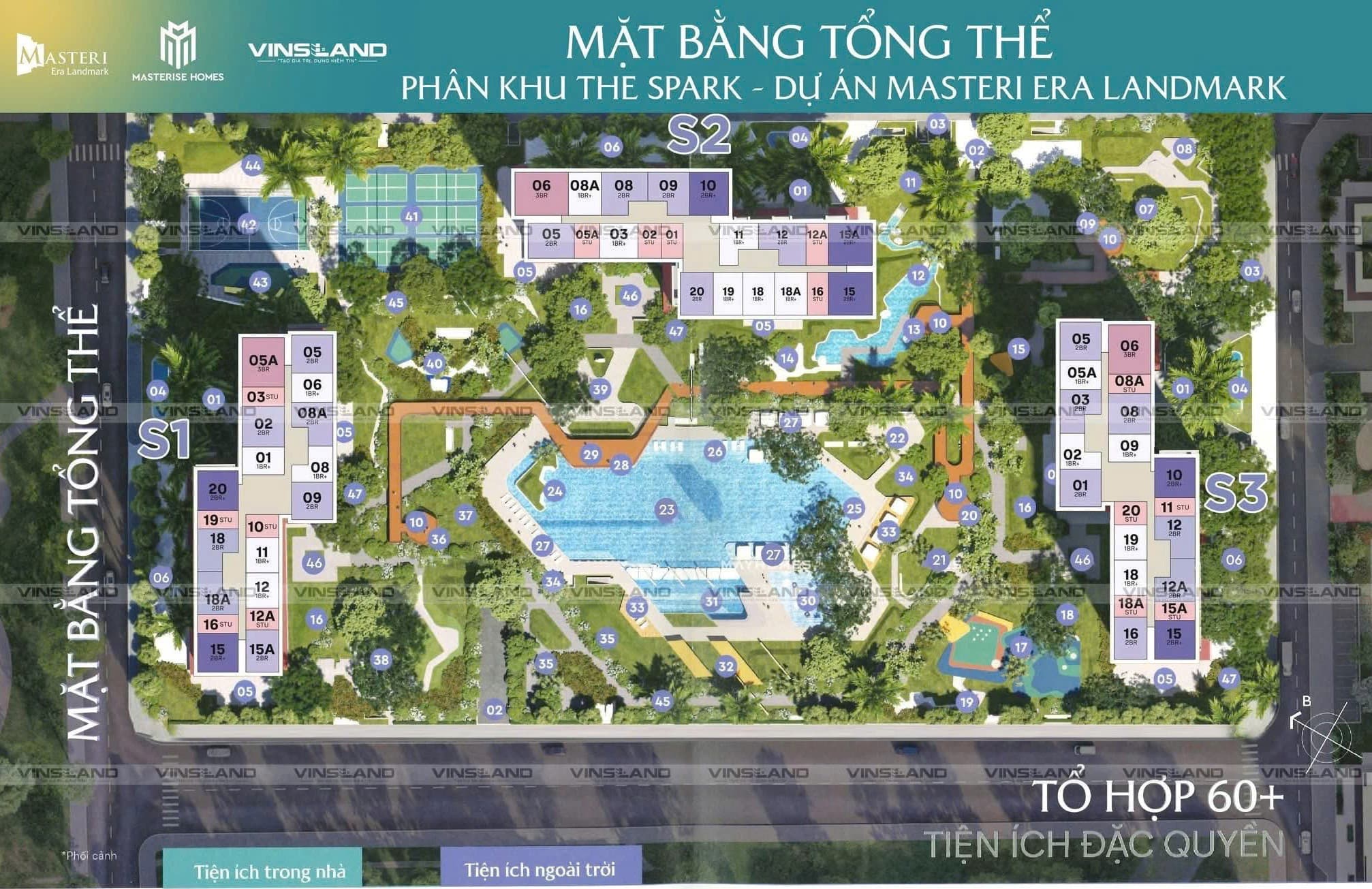 Mặt bằng Masteri Era Landmark