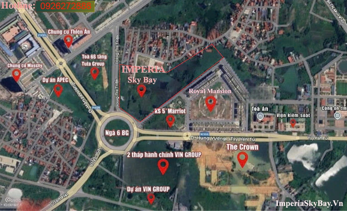 Vị trí chiến lược Imperia Sky Bay