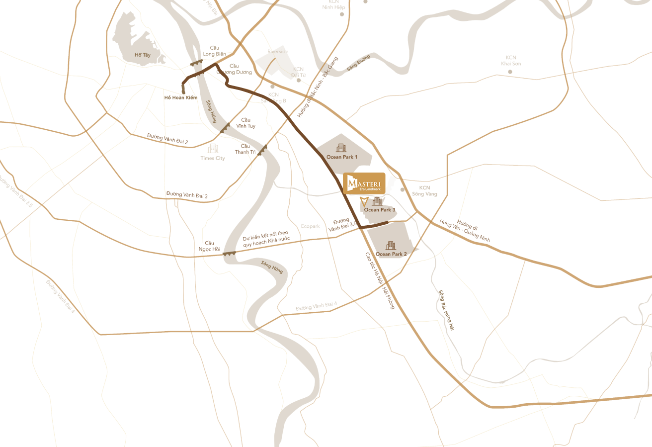 Vị trí 10 tòa chung cư Masteri Era Landmark