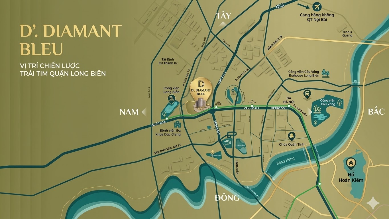 Vị trí D'.Diamant Bleu