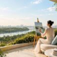 View sông tuyệt đẹp từ căn hộ Serena Riverside Đạt Phước